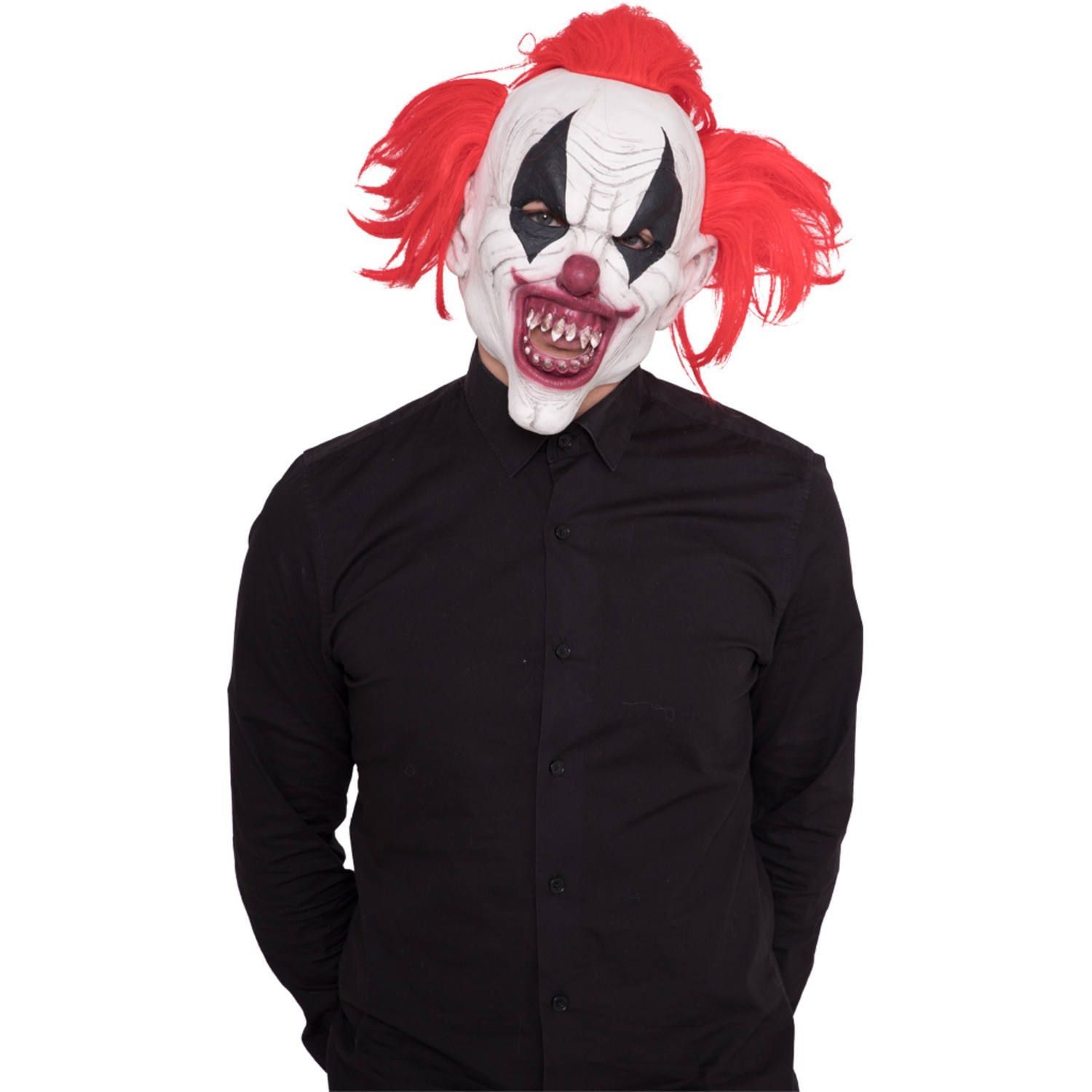 Gezichtsmasker horror clown latex