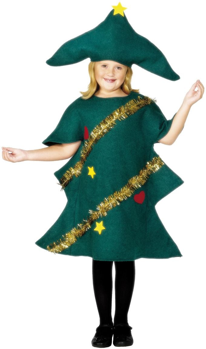 Grappige kerstboom outfit