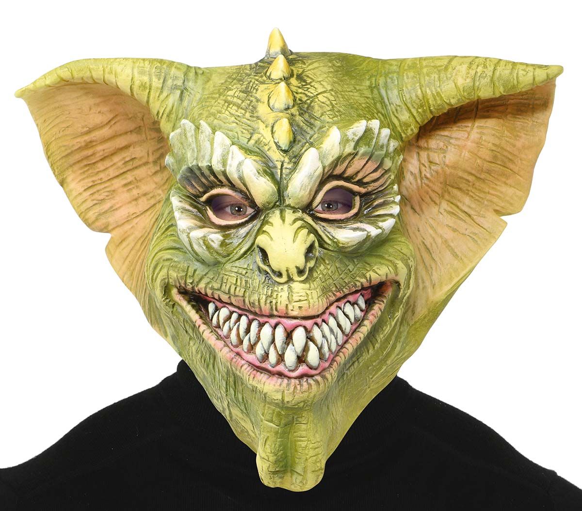 Groene gremlin masker latex halloween