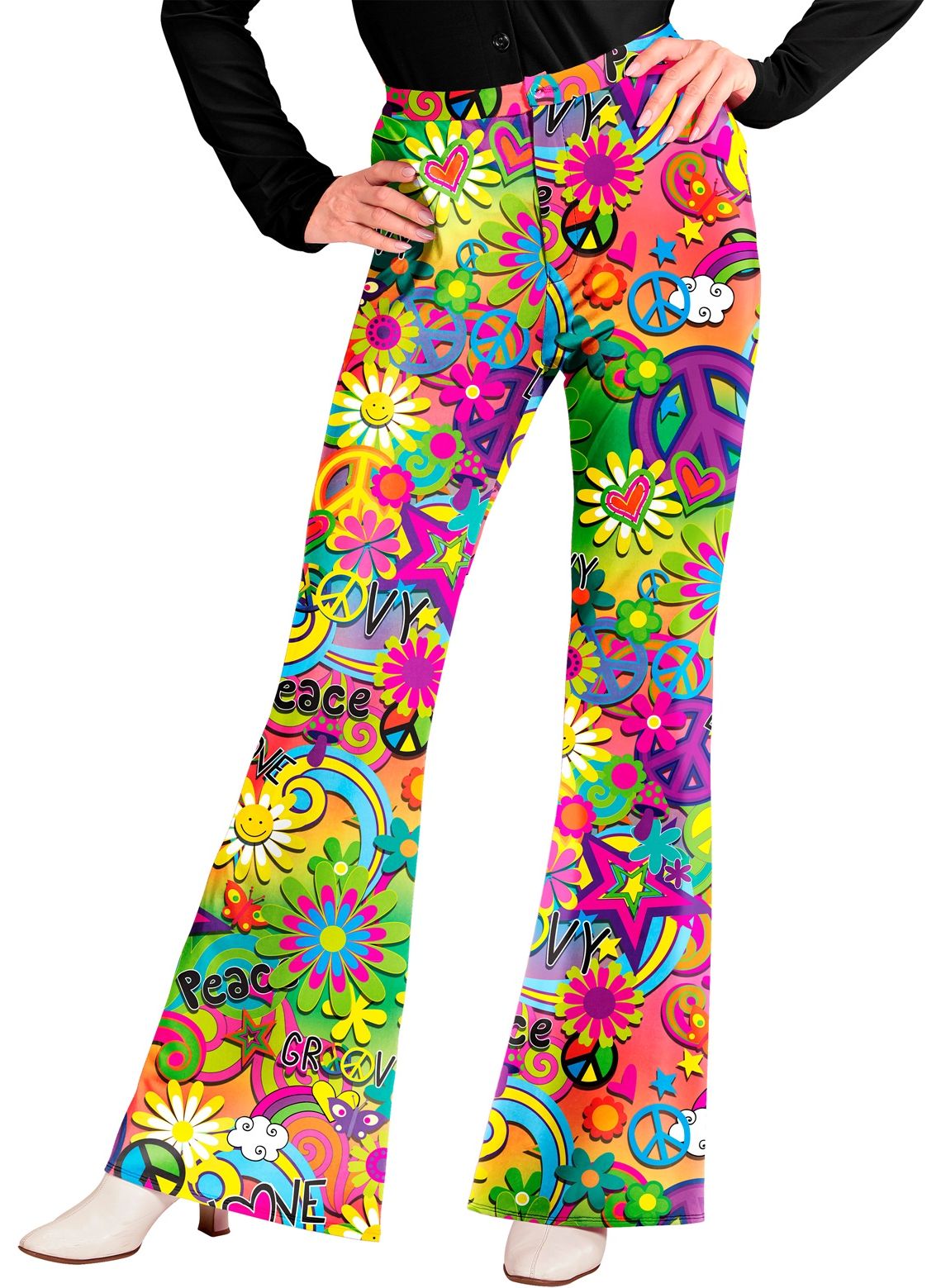 Groovy retro broek vrouwen