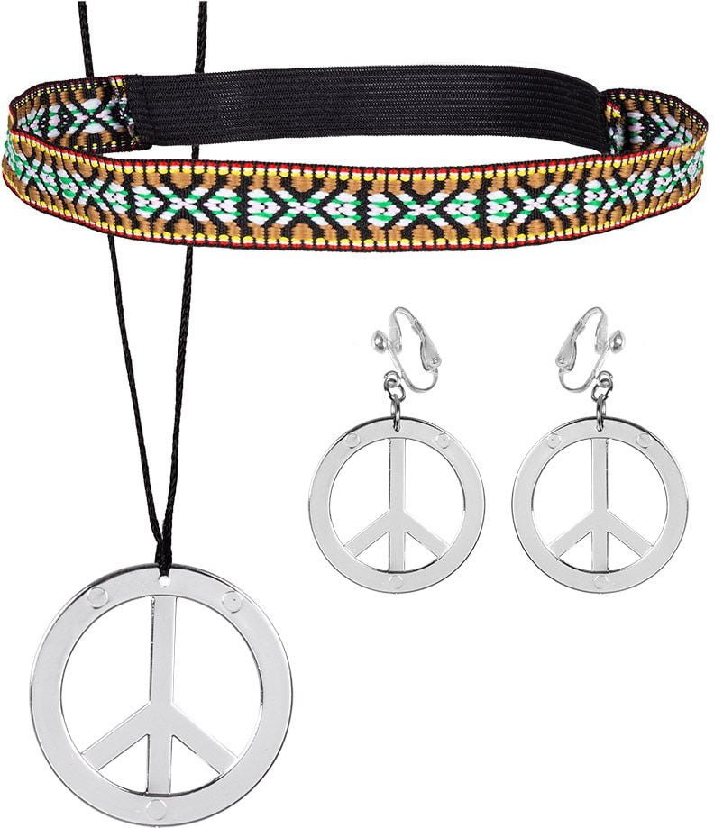 Hippie juwelen accessoire setje