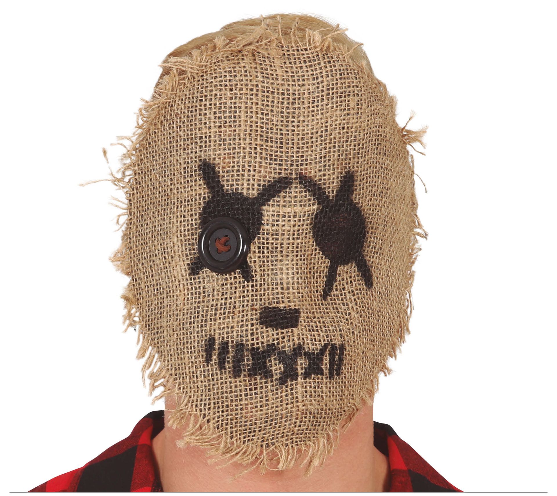 Juten lappenpop voodoo masker halloween