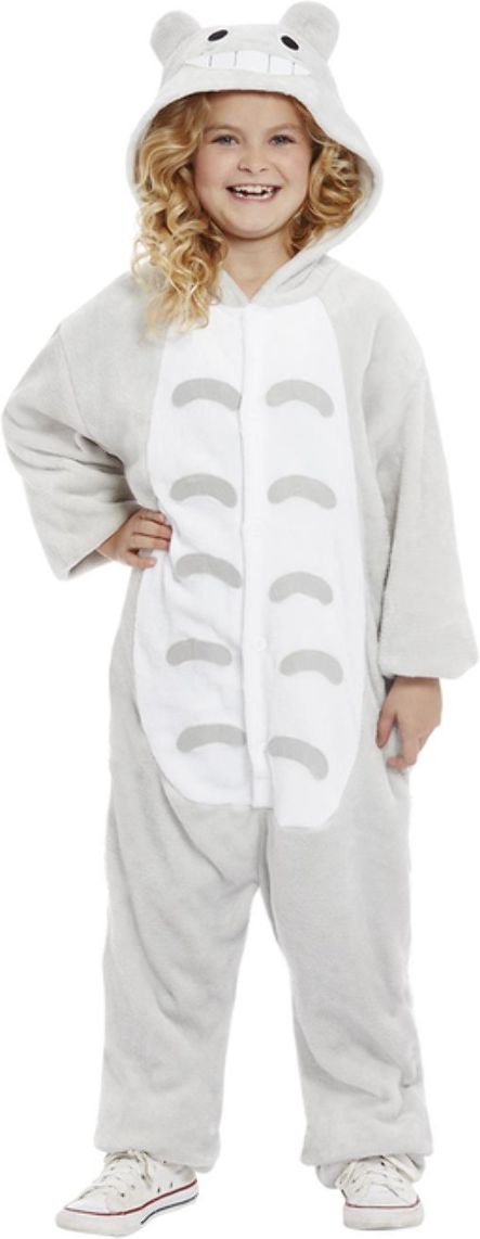 Katten Onesie Kinderen Grijs