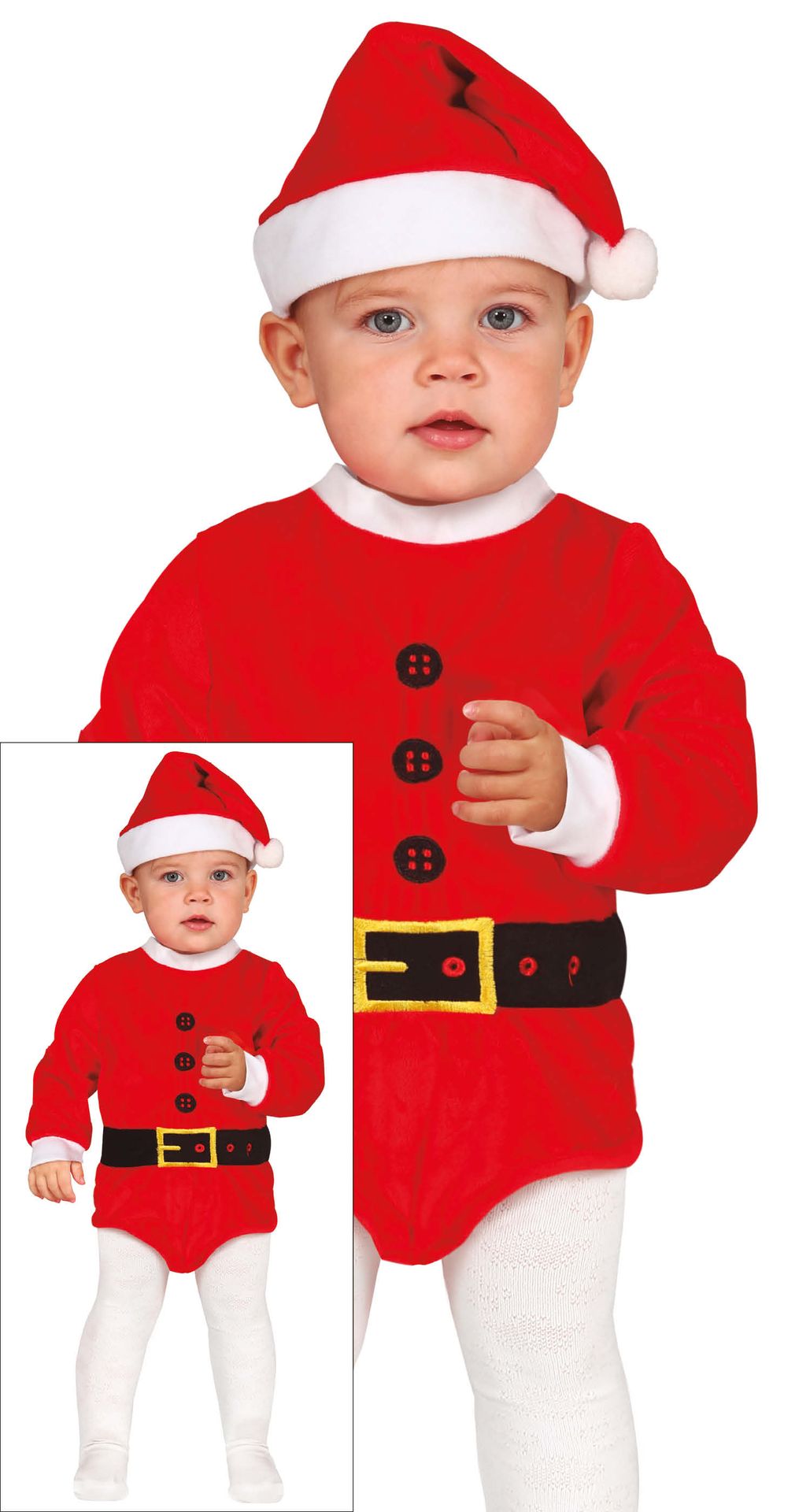 Kerst romper baby kerstman