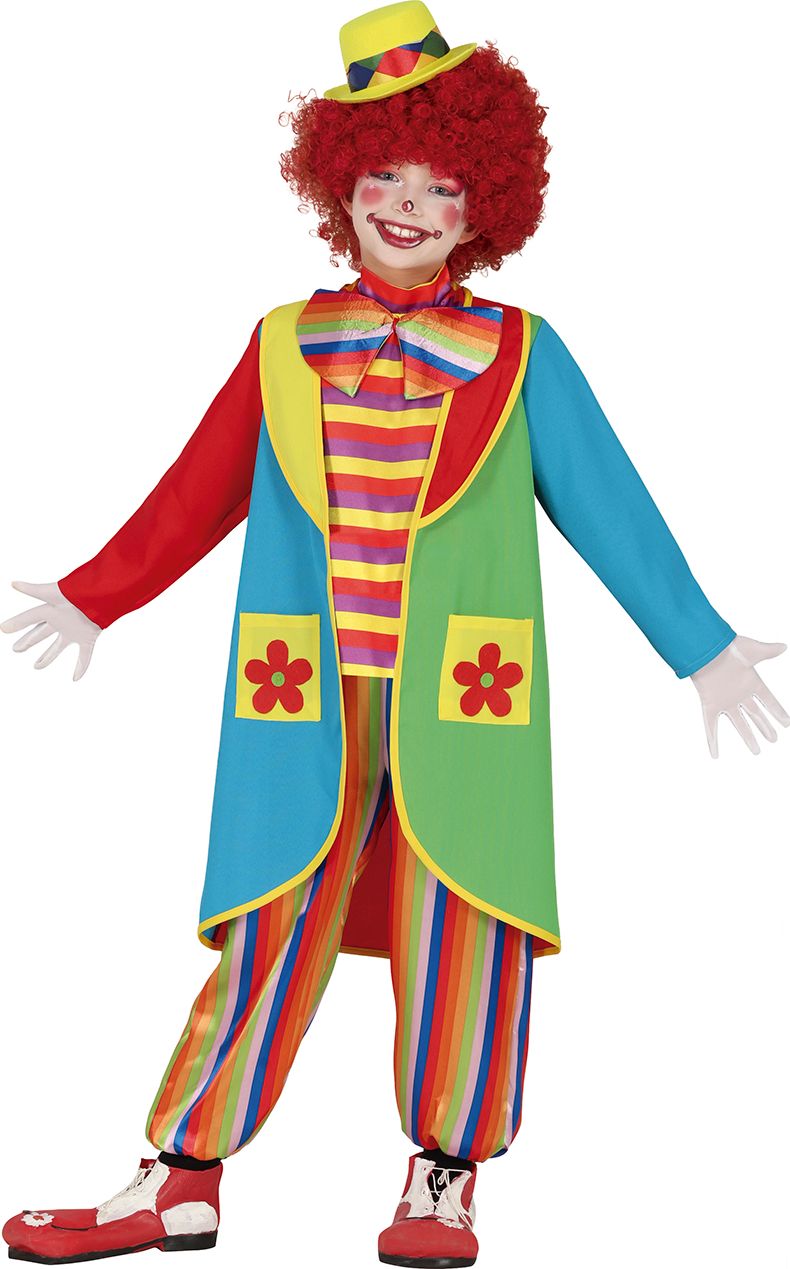 Kleurrijk Clown Pak kind