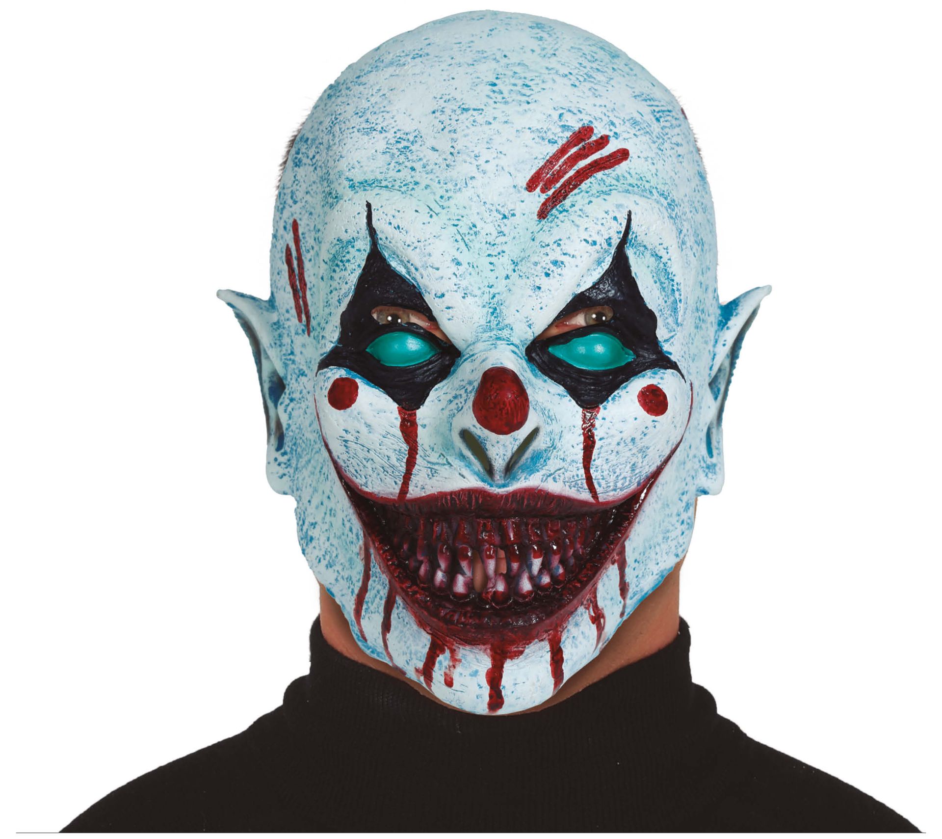 Lachende killerclown masker halloween