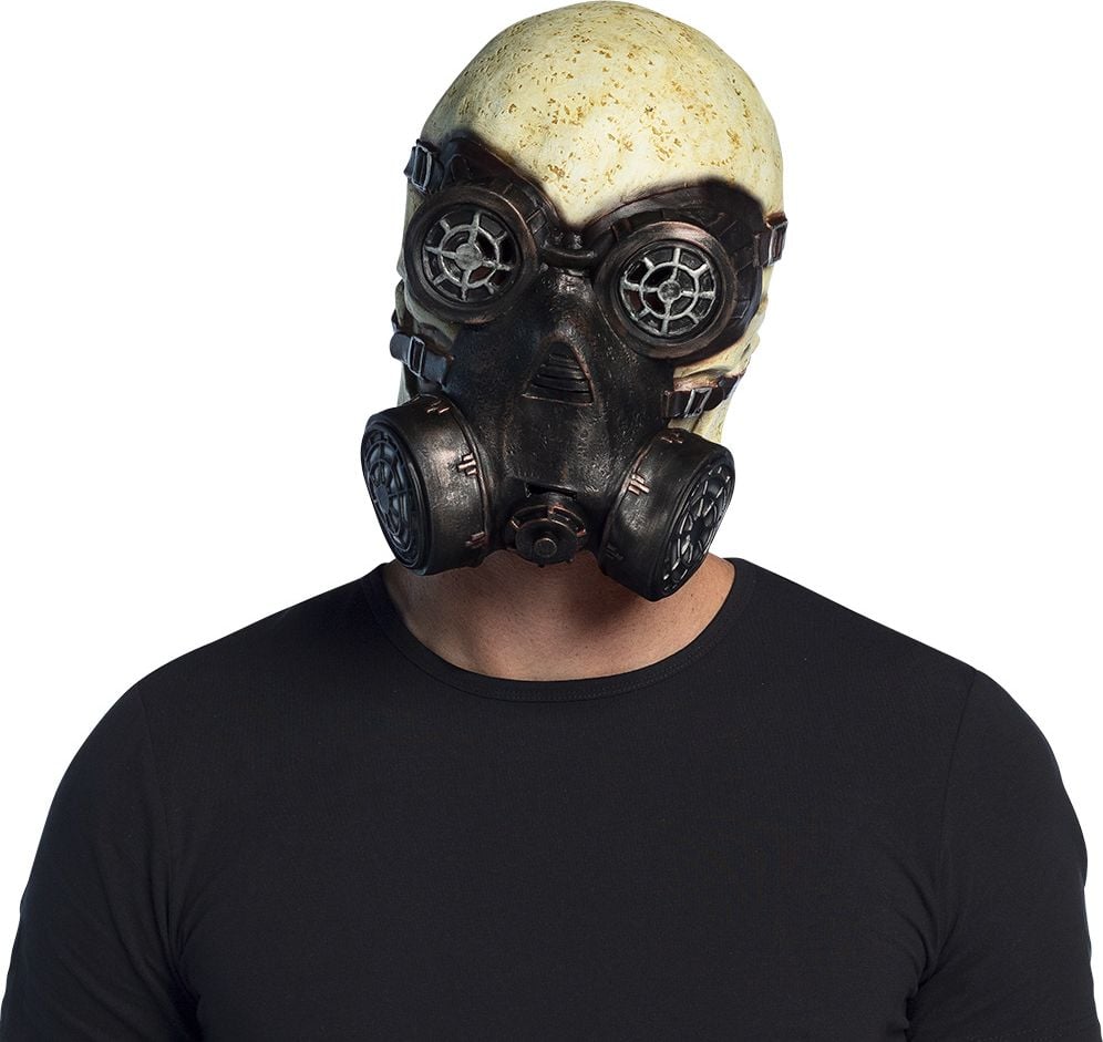 Latex Hoofdmasker Gas Skull Halloween