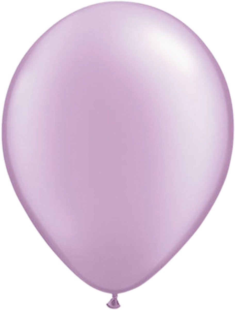 Lavendel paarse metallic ballonnen 50 stuks 30cm