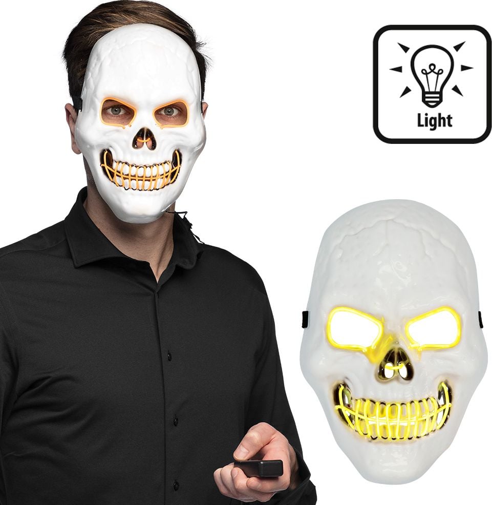 LED Masker Killer Skull Halloween