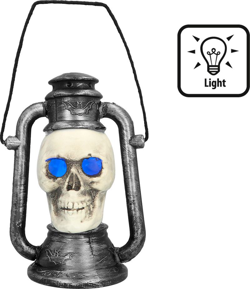 LED Skull lantaarn 3 kleuren halloween