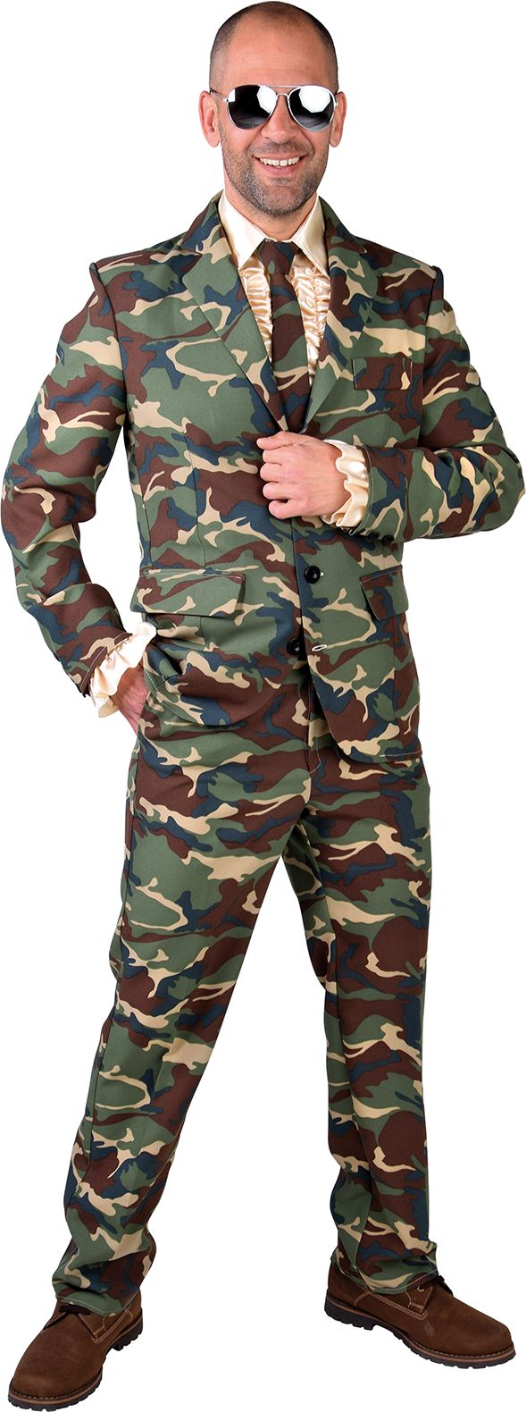 Leger camouflage outfit mannen