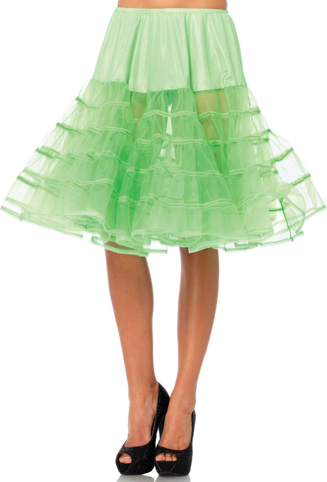 Luxe groene petticoat