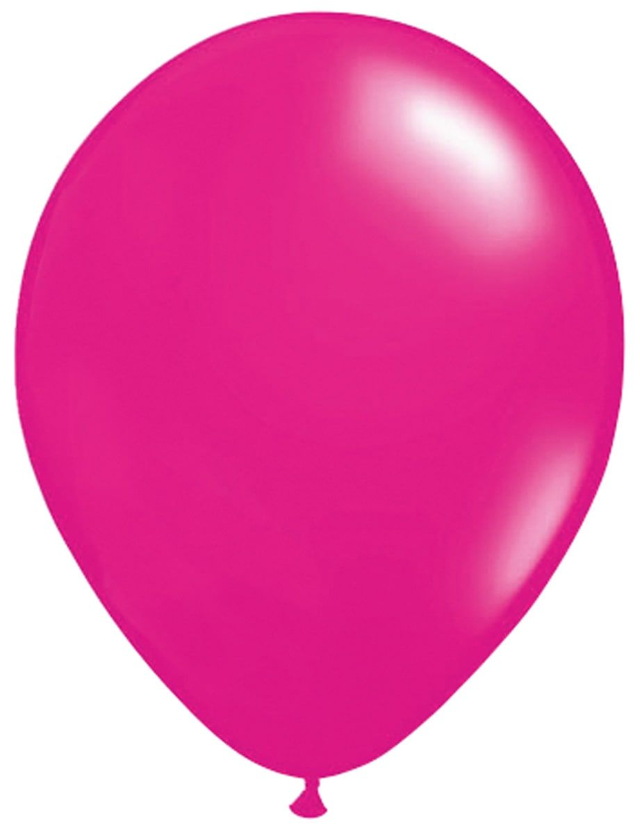 Magenta roze basic ballonnen 100 stuks