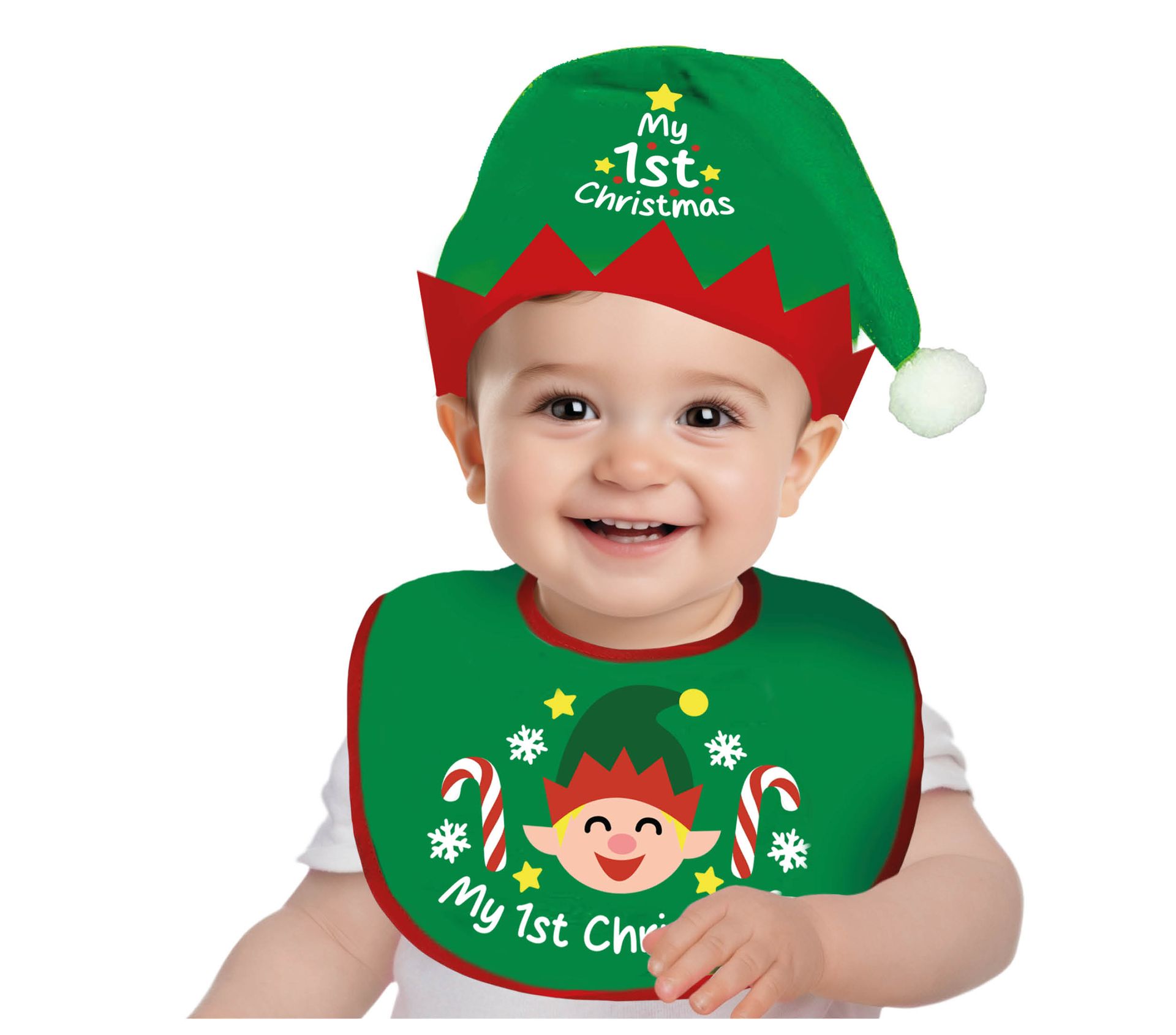 Mijn eerste kerst elf baby setje