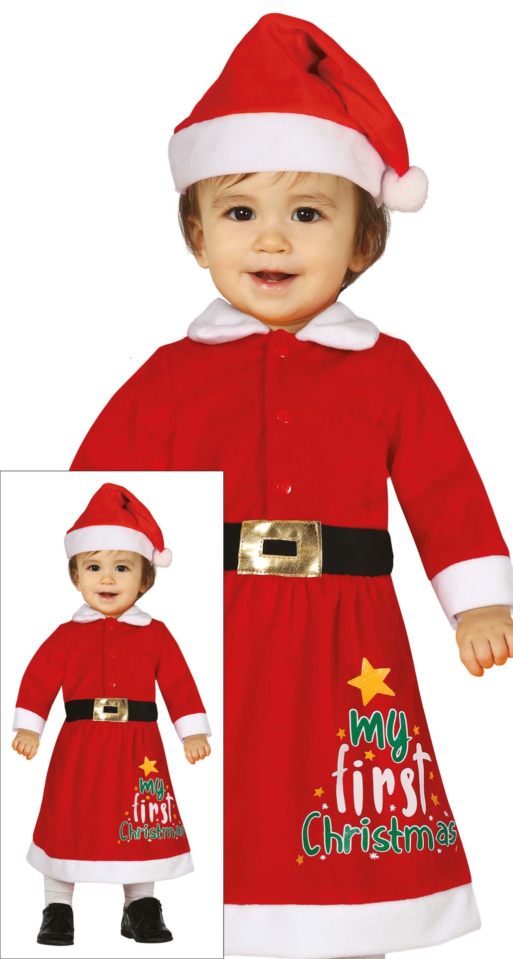 Mijn eerste kerstmis jurkje baby