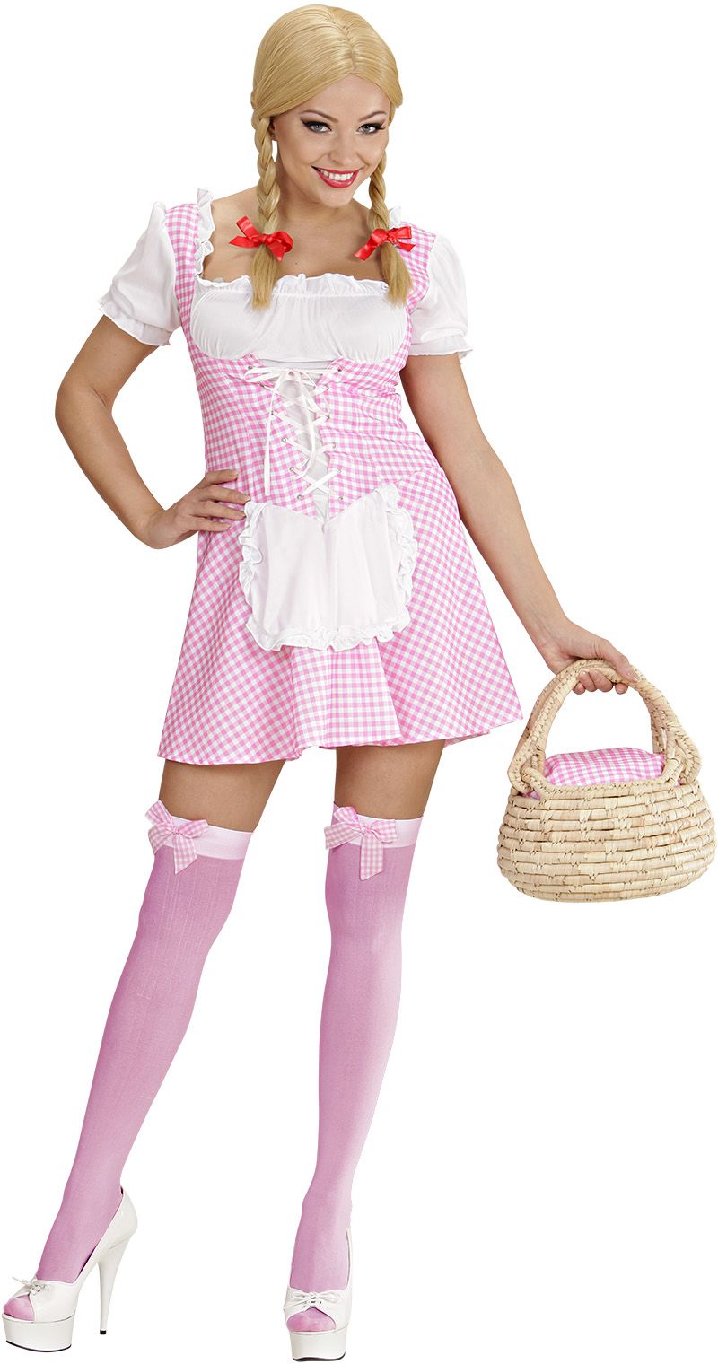 Miss Muffet outfit roze