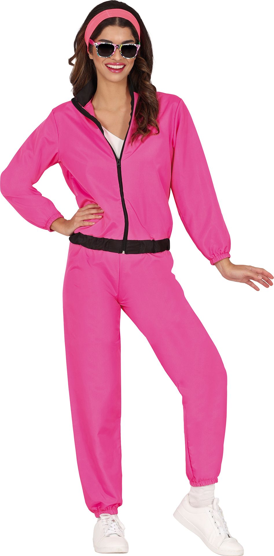 Neon Roze Trainingspak vrouw