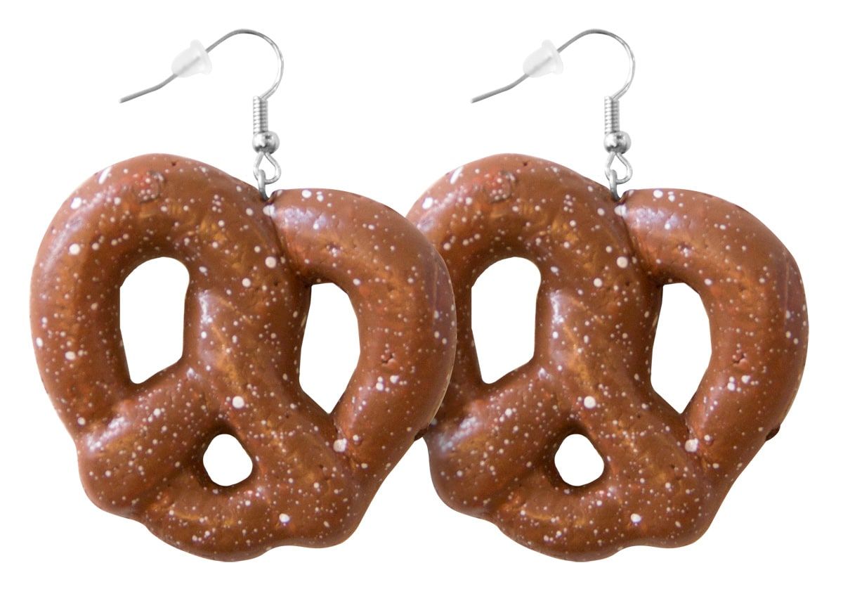 Oktoberfest pretzel oorbellen