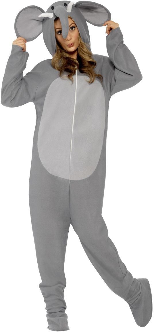 Onesie grijs olifant