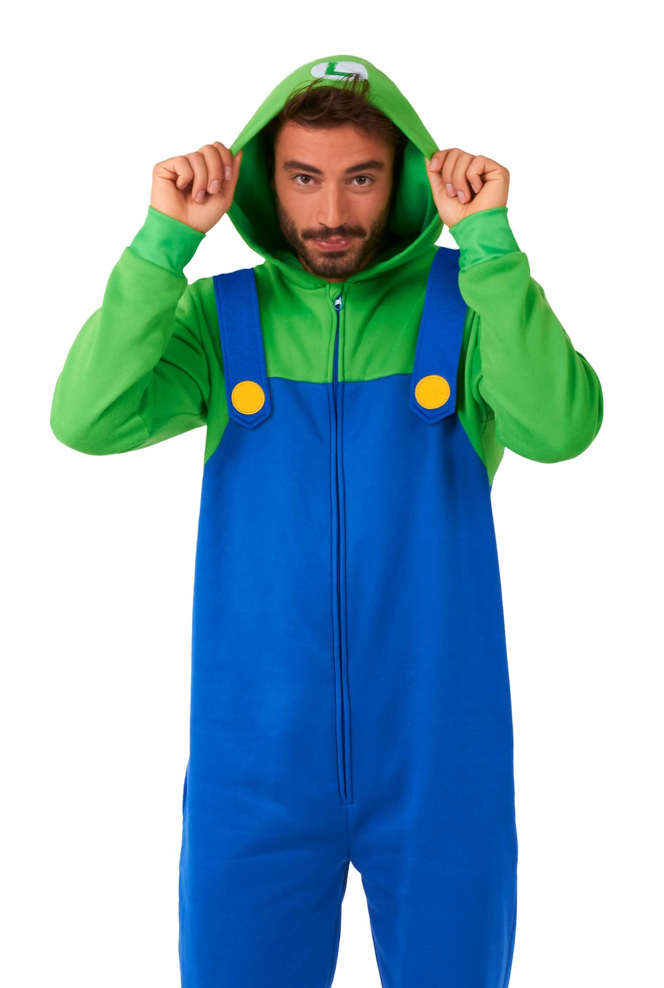 Opposuits Adults' Onesie Luigi Blauw