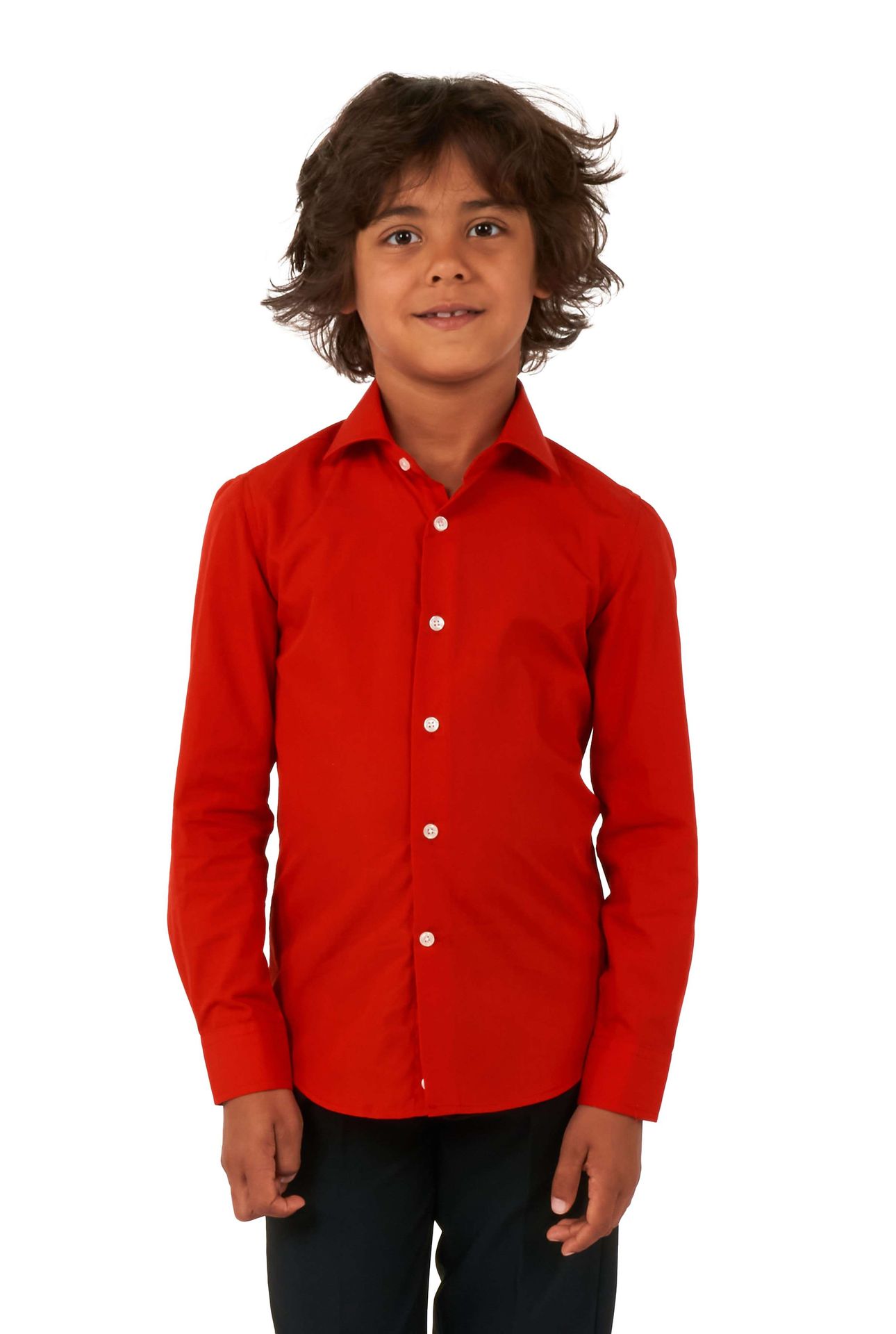 Opposuits Boys' Shirt Red Devil Rood