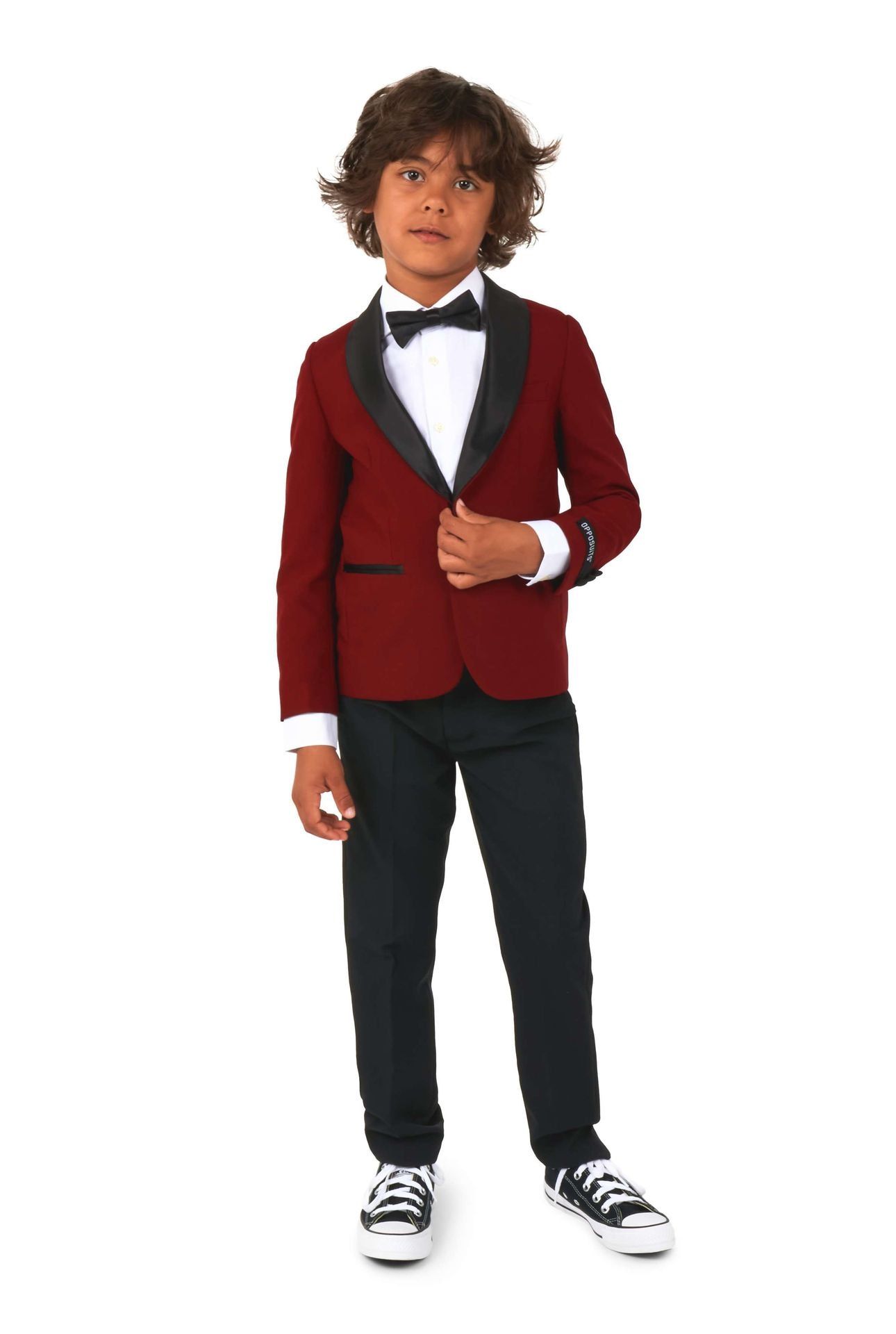 Opposuits Boys' Tuxedo Hot Burgundy Rood