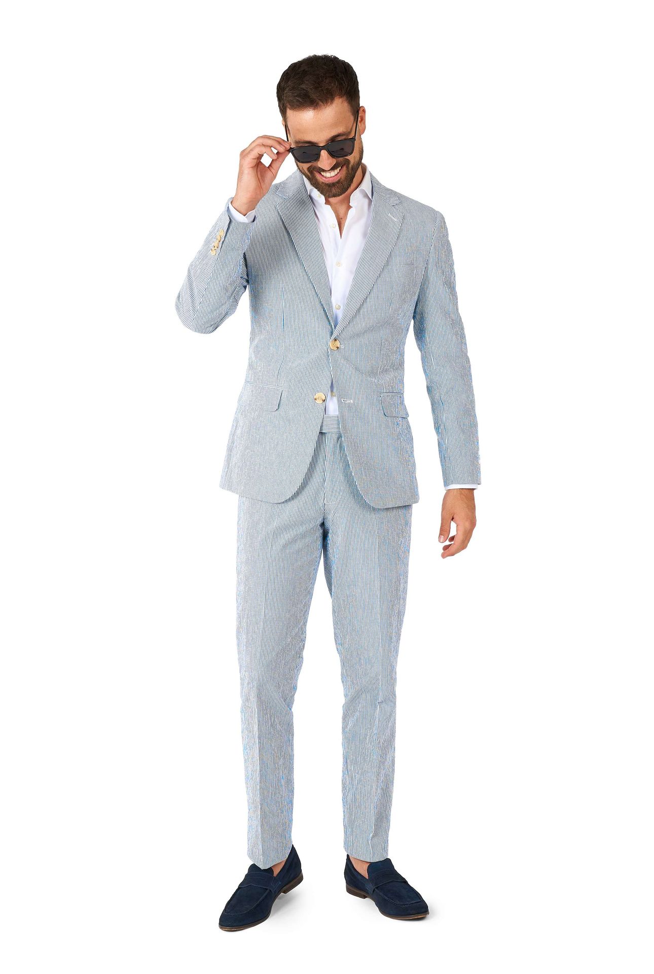 Opposuits Men's Pak Daily Seer Sucker Blauw