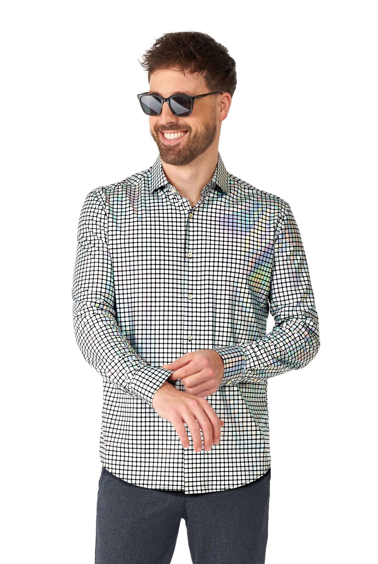 Opposuits Men's Shirt Discoballer