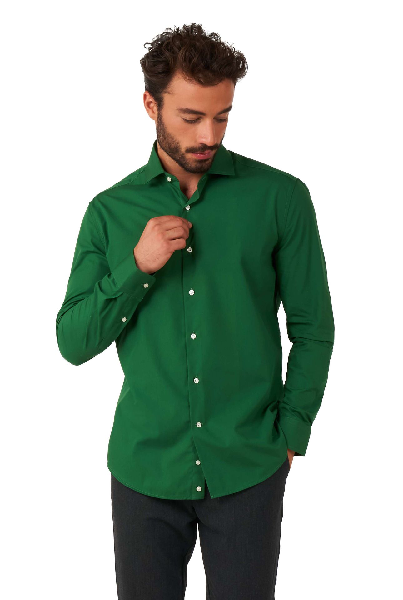 Opposuits Men's Shirt Glorious Groen