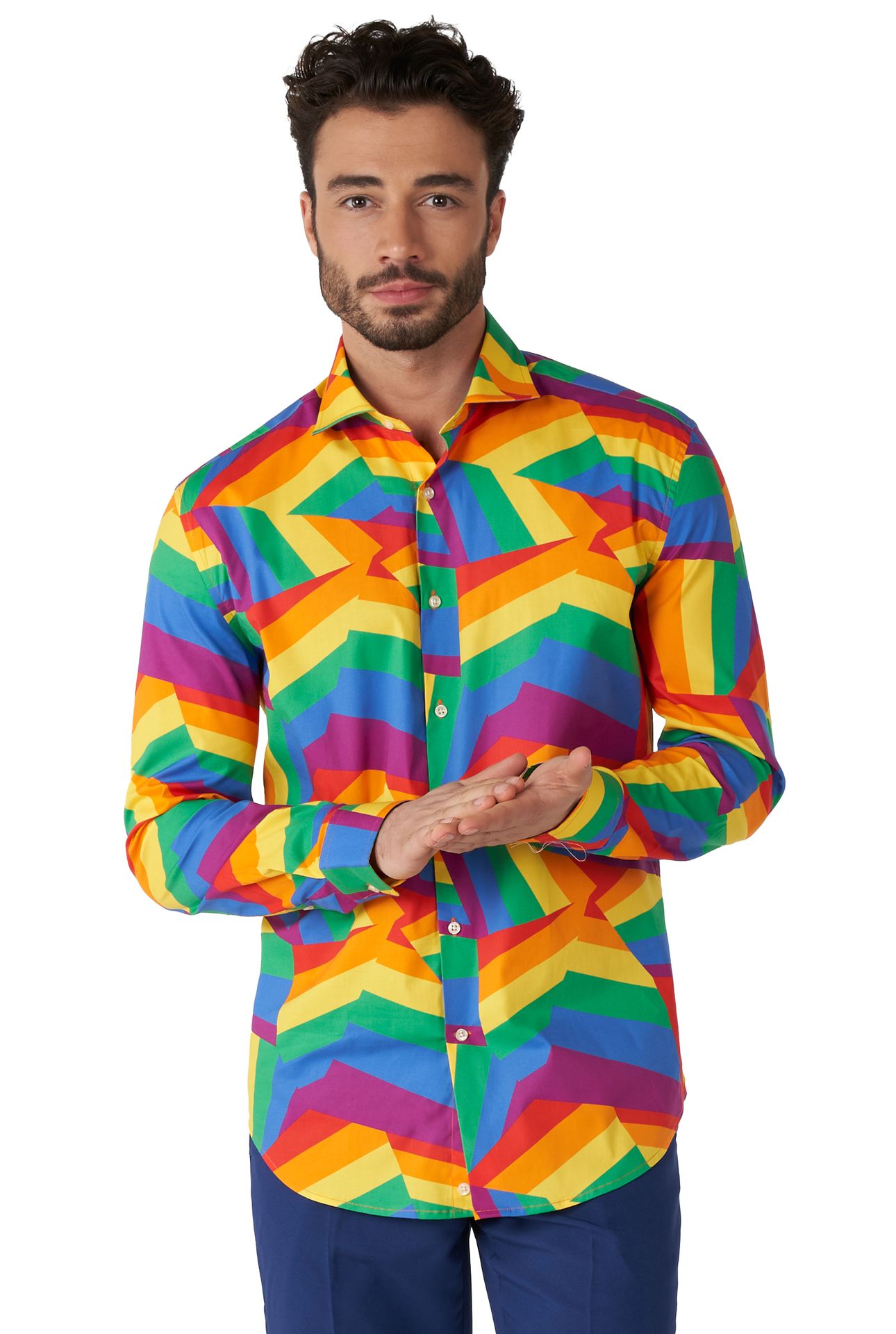 Opposuits Zig Zag Rainbow blouse