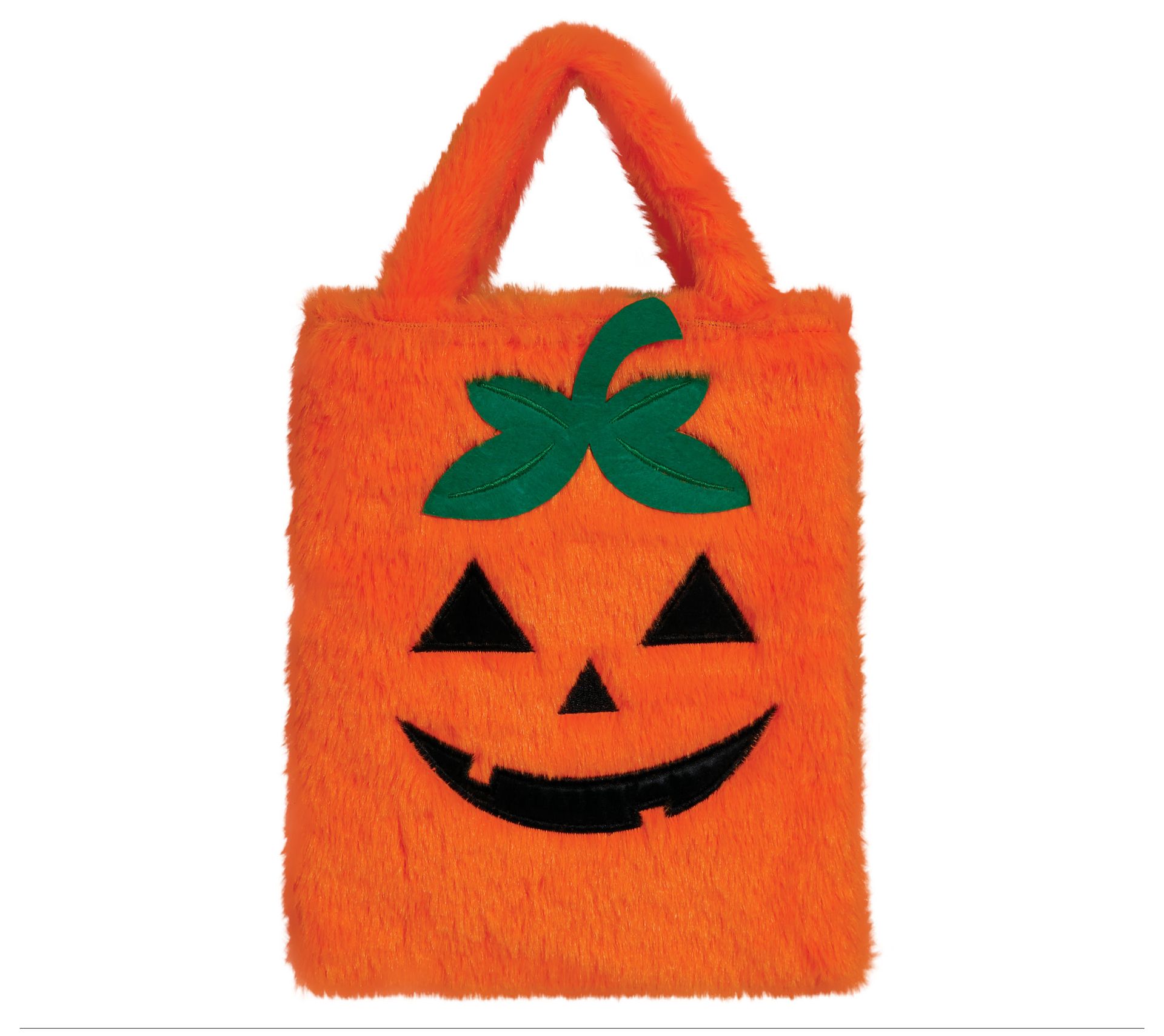 Oranje pluche pompoen tas 19cm halloween