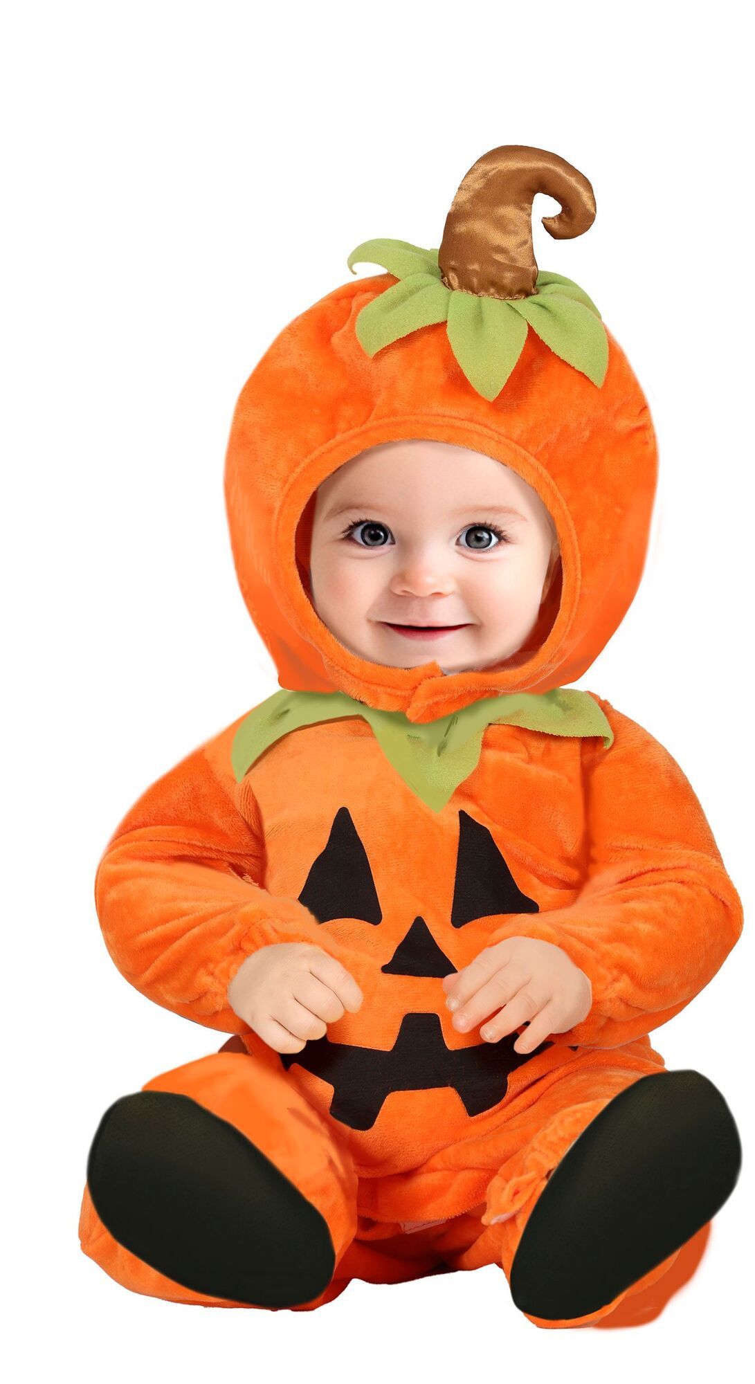 Oranje pompoen kostuum halloween baby