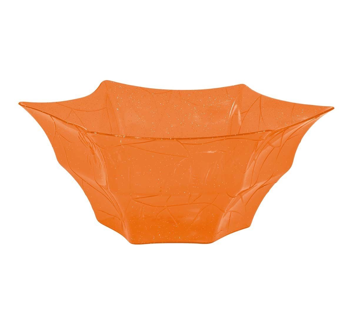 Oranje snoepschaal 30 x 14 cm halloween