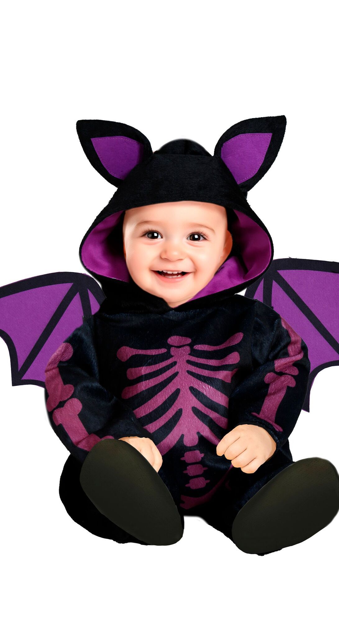 Paarse vleermuis kostuum halloween baby