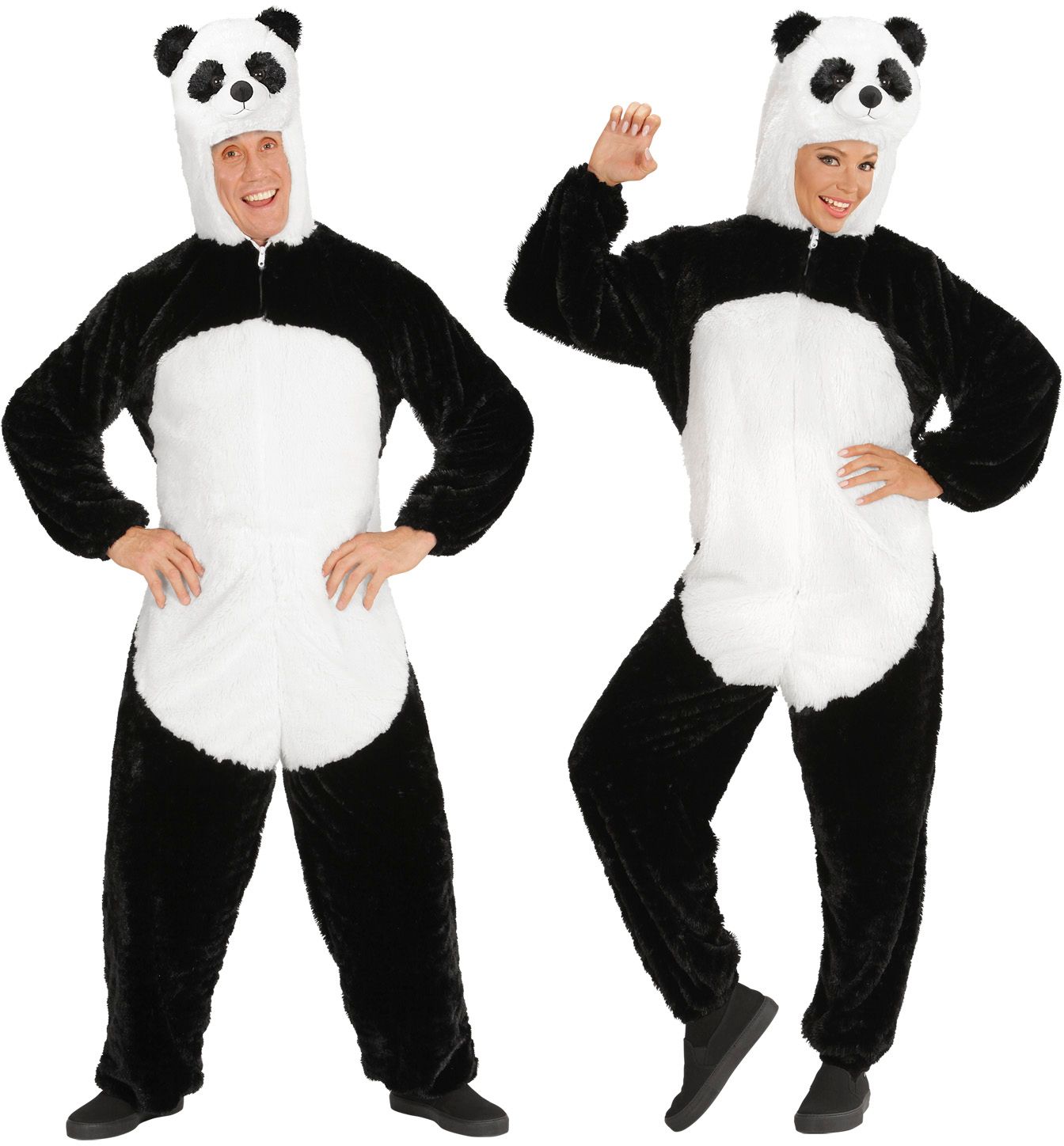 Panda onesie volwassenen