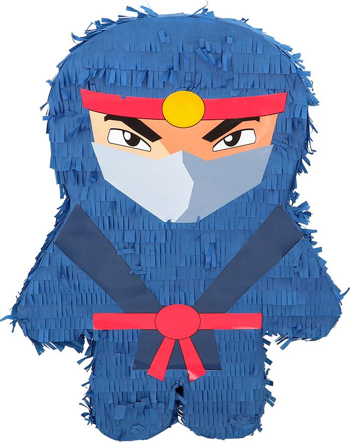 Piñata Ninja Blauw 44cm