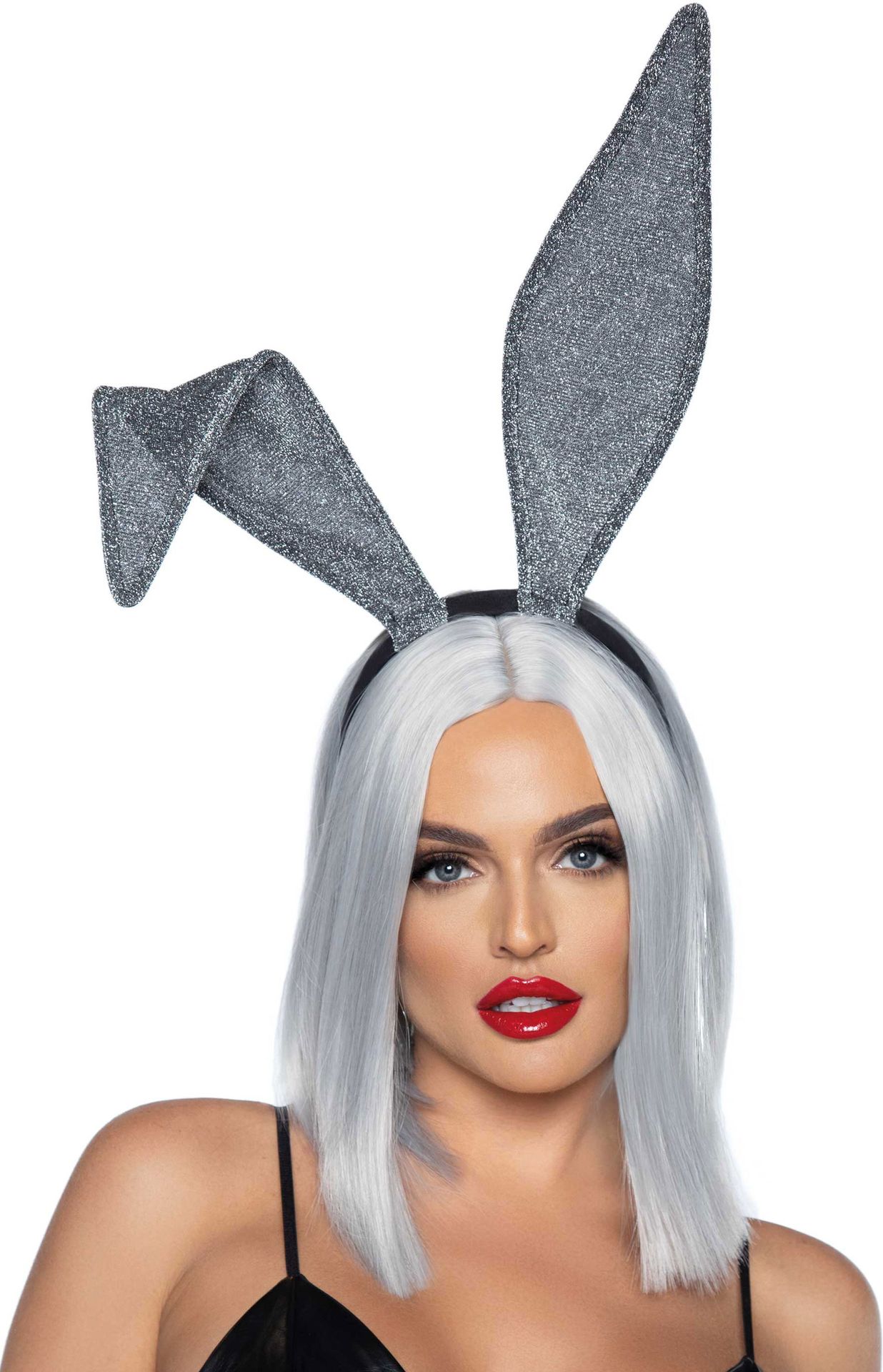 Playboy bunny oren zilver glitter