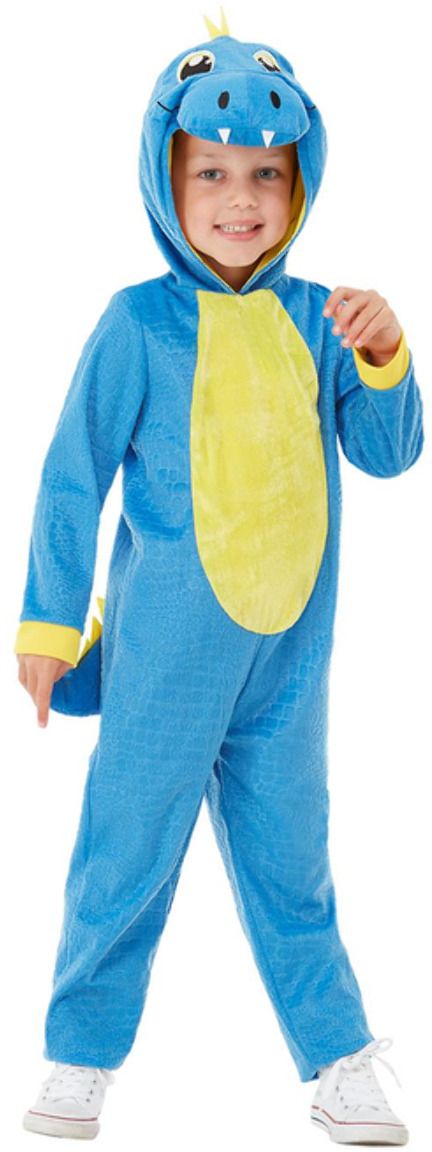 Pluche dino kleuter onesie