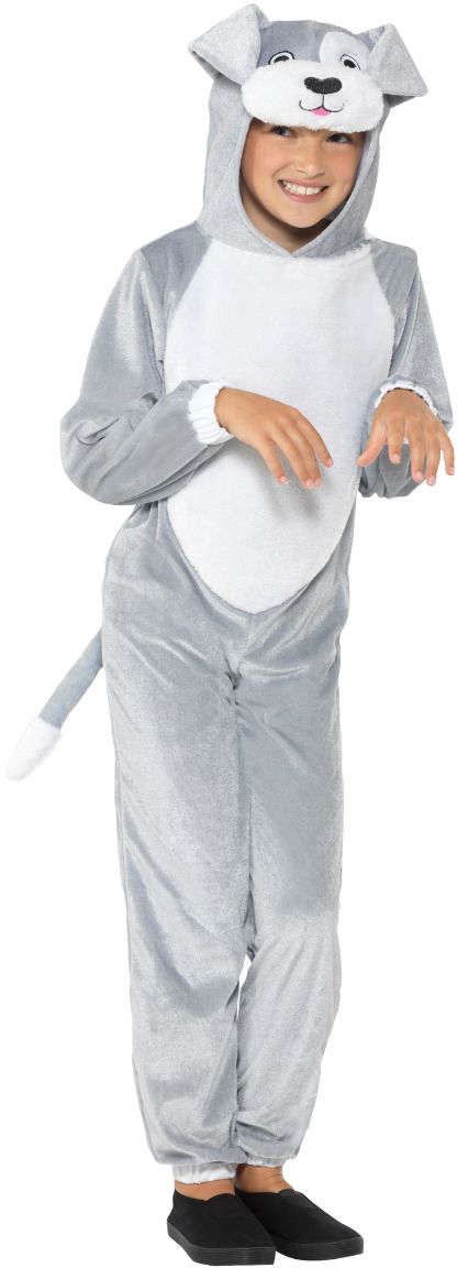 Pluche honden kind onesie