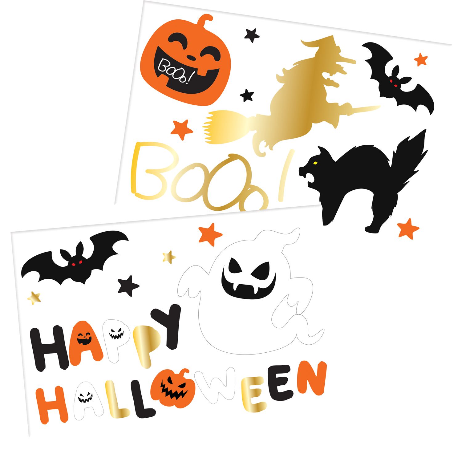 Raamstickers Halloween Karakters