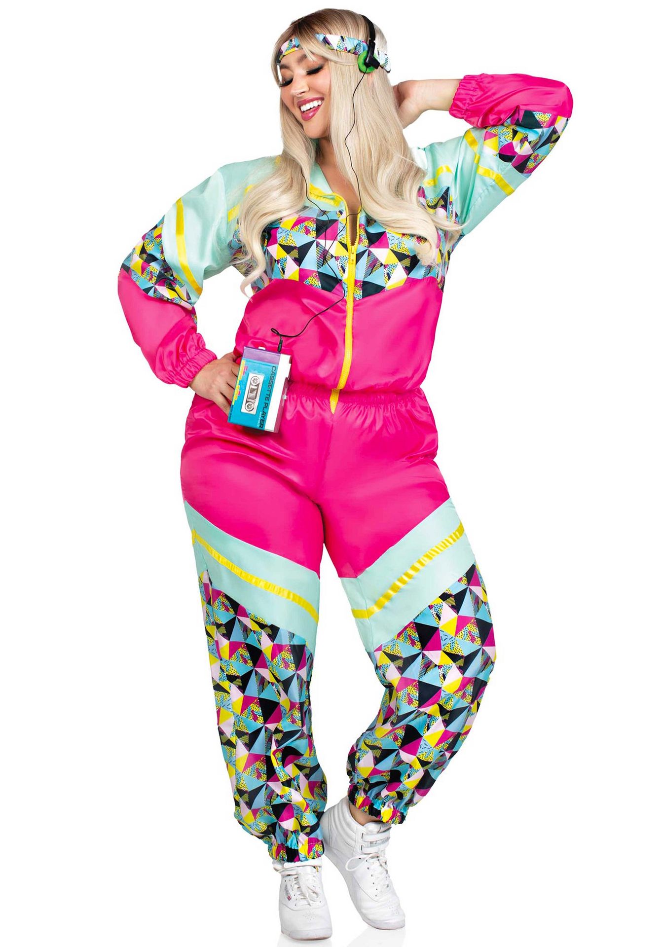 Retro 80s Fout Skipak voor Dames - Plus Size