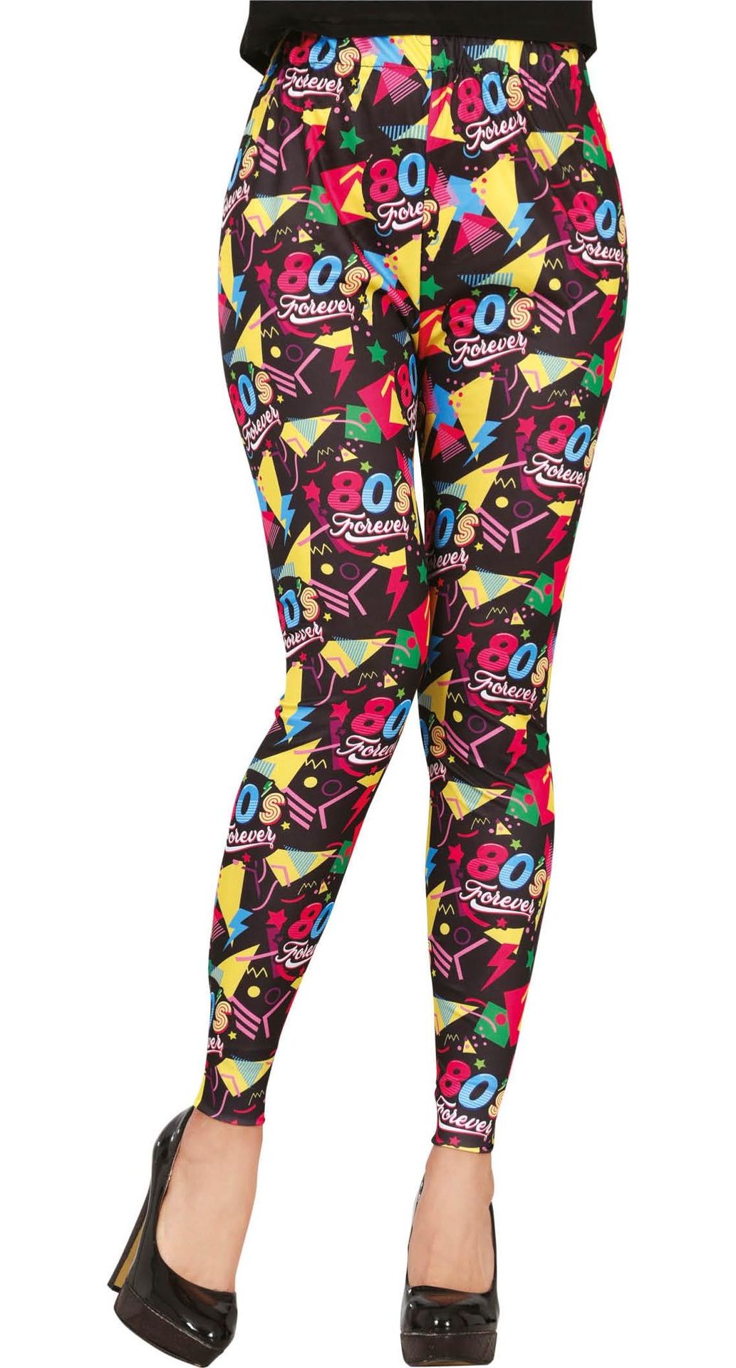 Retro Regenboog Leggings Vrouwen 80s