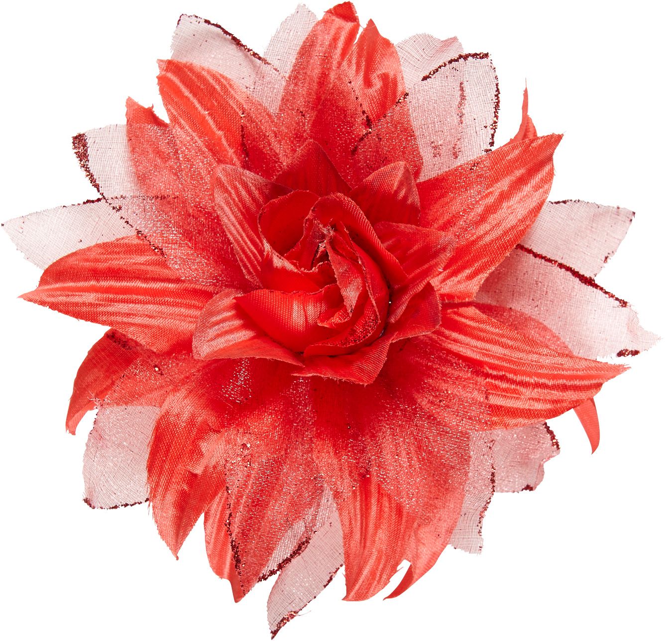 gezantschap Viool afbetalen Rode bloem haarspeld | Feestkleding.nl