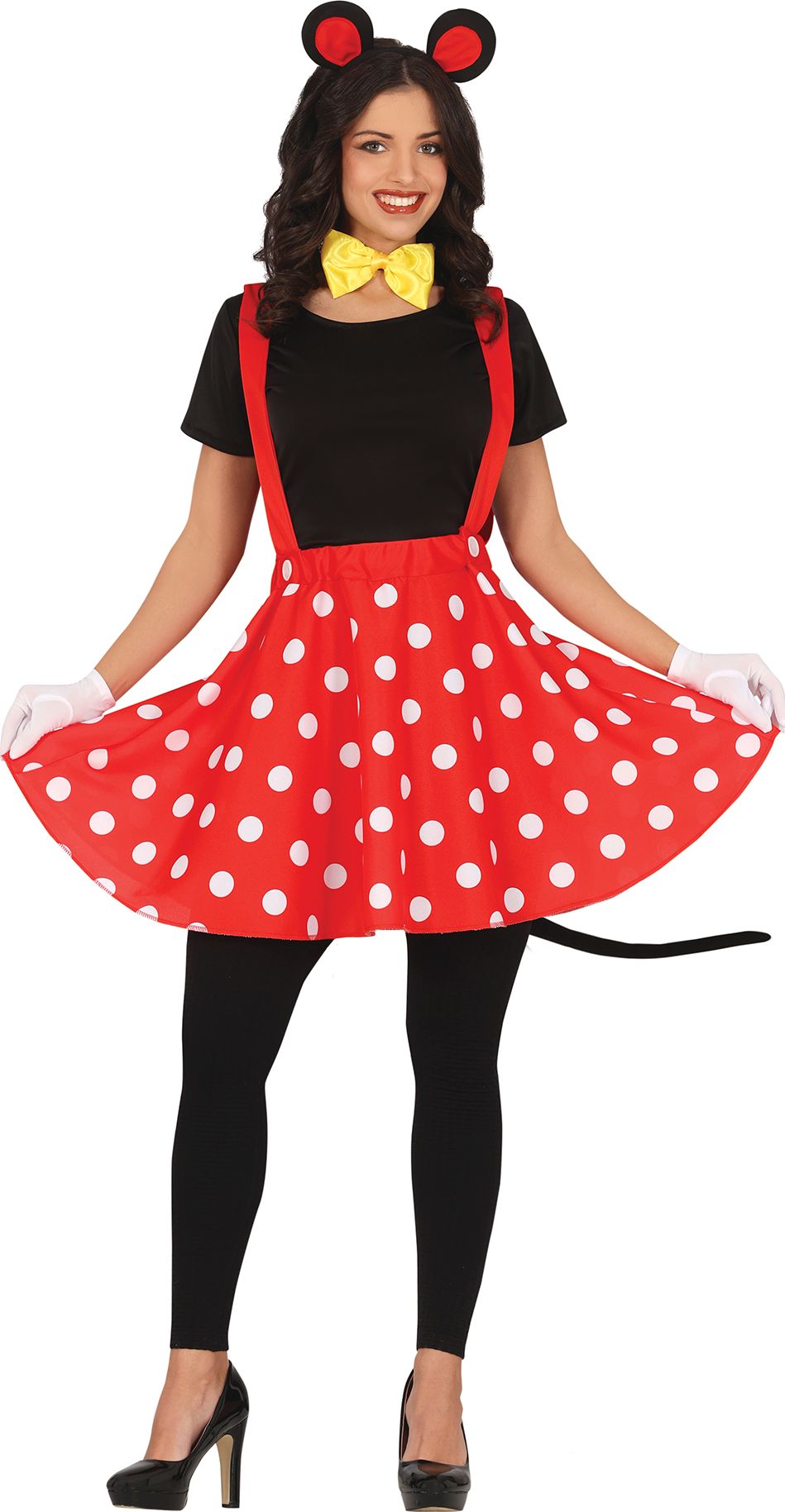 Rode Minnie Mouse Dames Jurkje