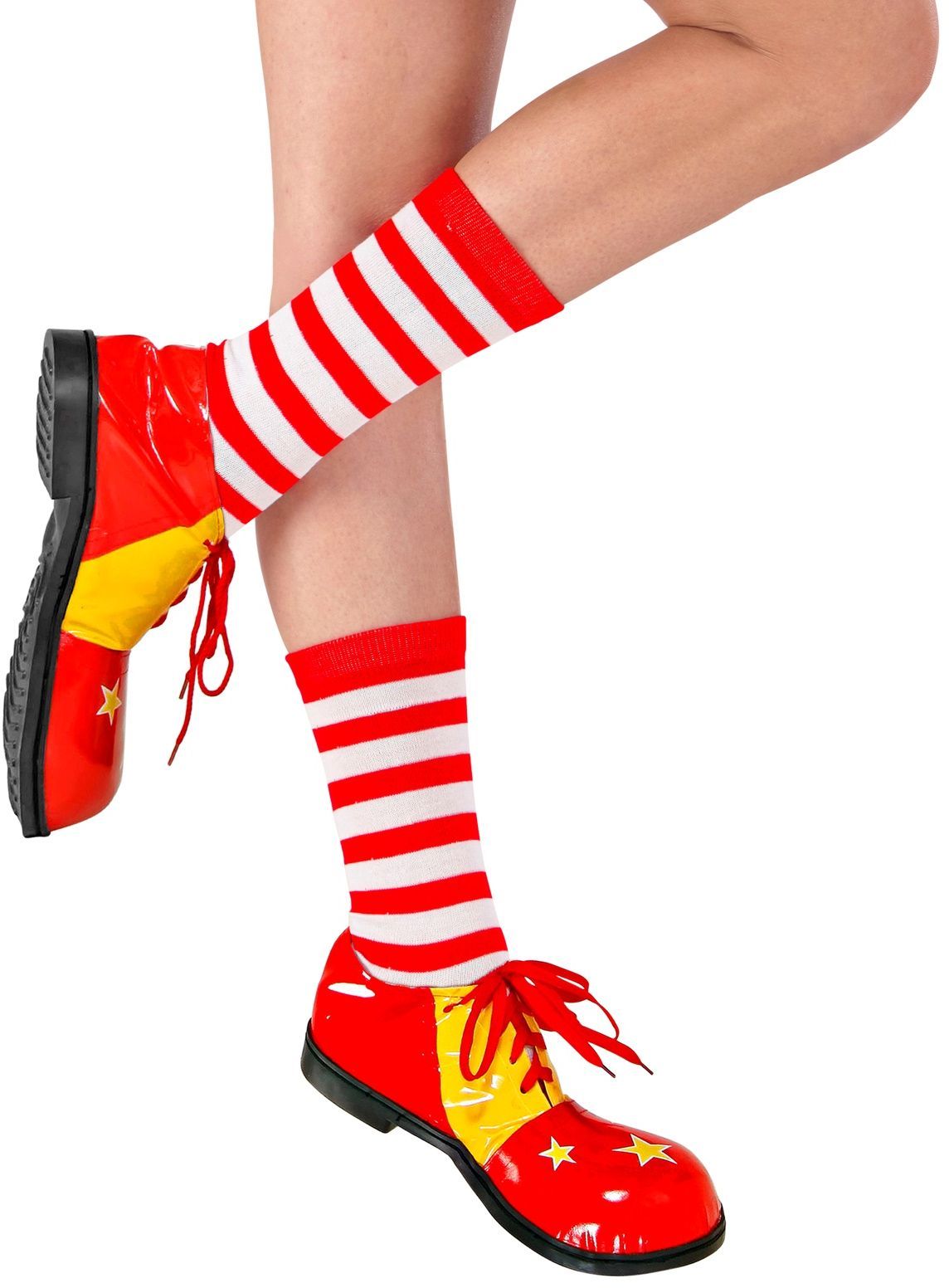 Zenuw Adviseur krijgen Rood-wit gestreepte sokken | Feestkleding.nl