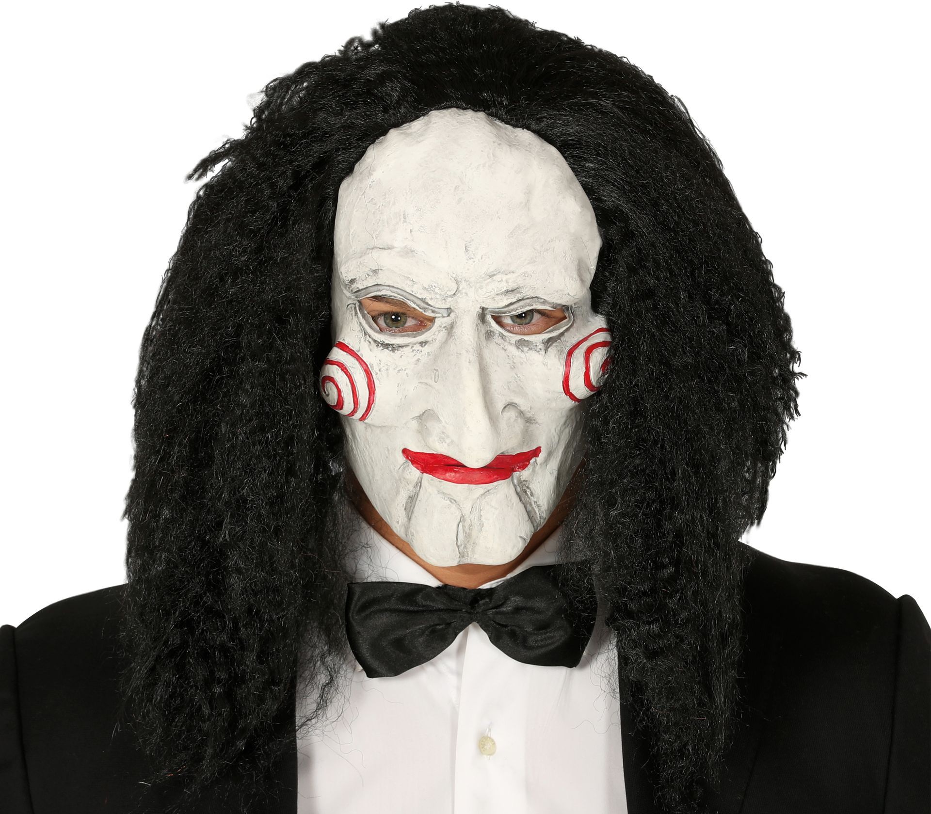 Saw horror masker met haar