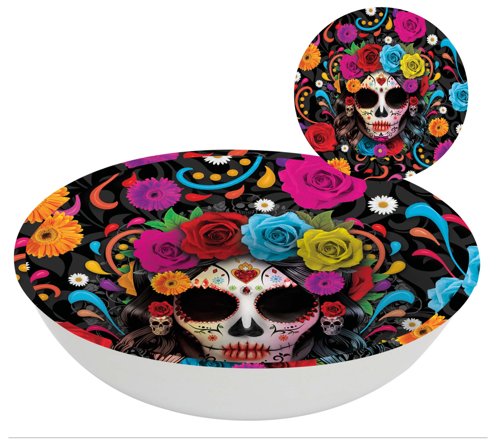 Schaal Día de Muertos 32 cm