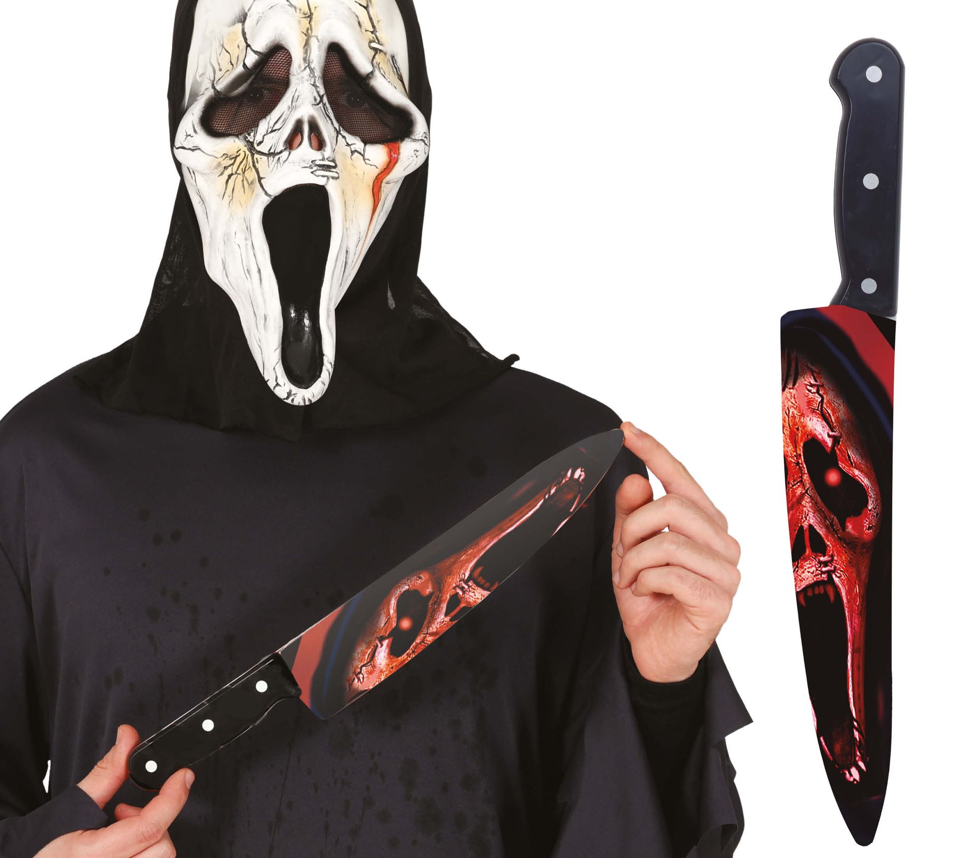 Scream keukenmes 37 cm halloween