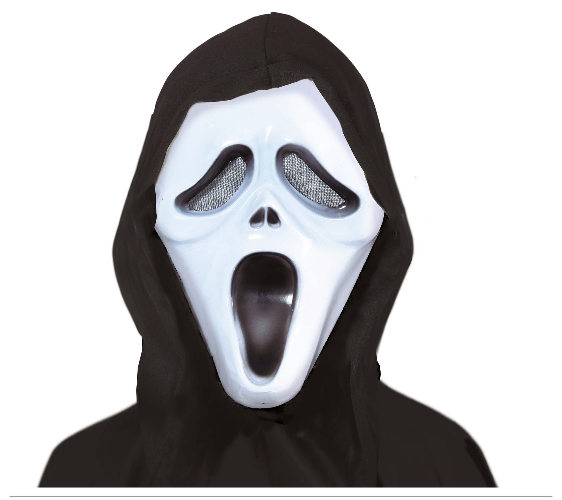 Scream masker met kap kind halloween