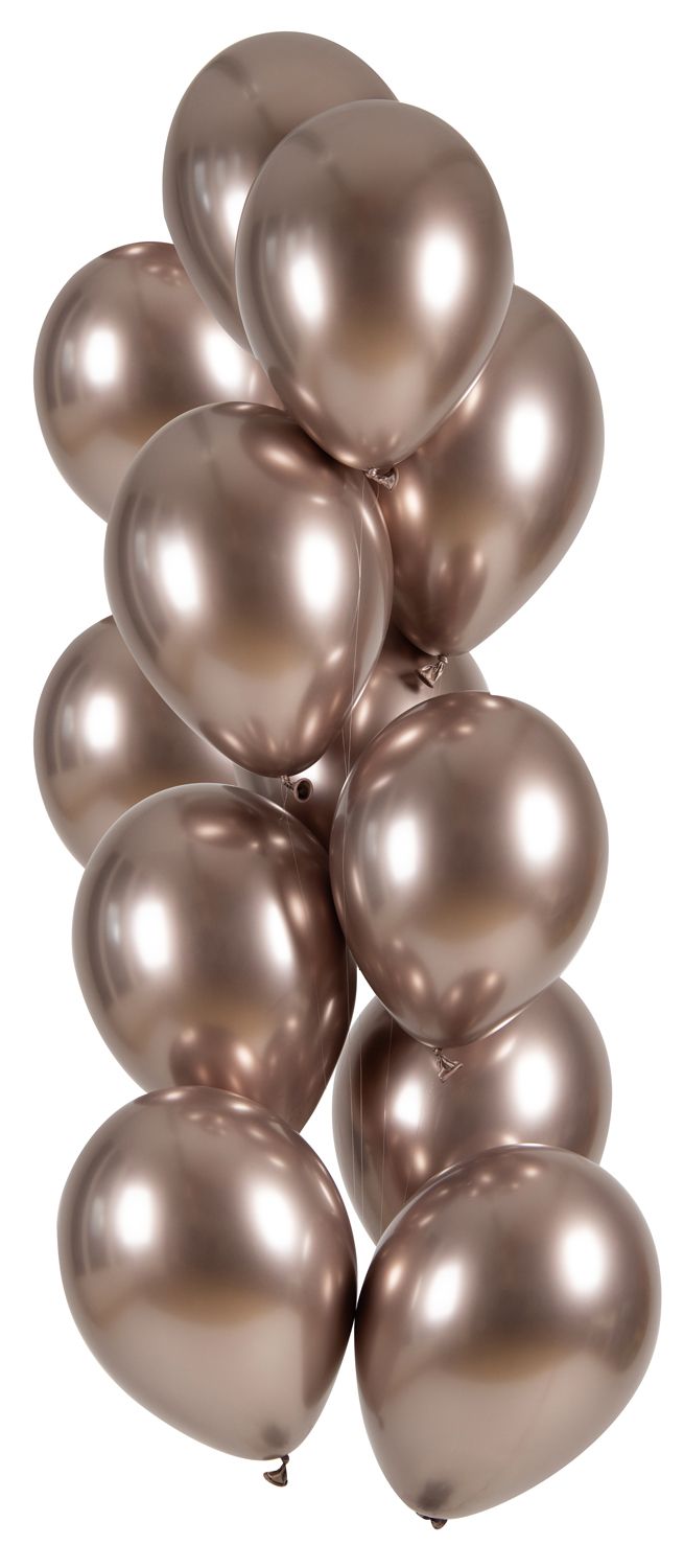 Shiny Rose gouden ballonnen set